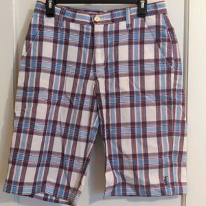 ☀️Kirra Plaid Flat Front Shorts